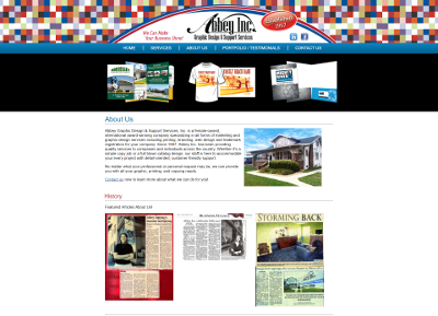 Abbey Graphic Design & Support About Page