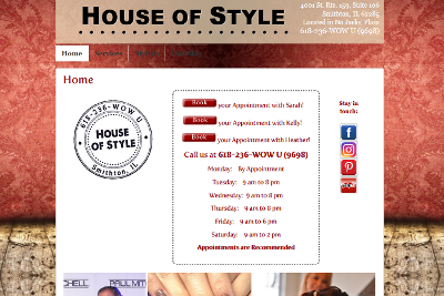 House of Style Home Page