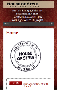 House of Style Responsive Page