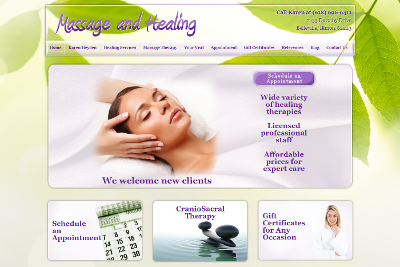 Massage and Healing Home Page
